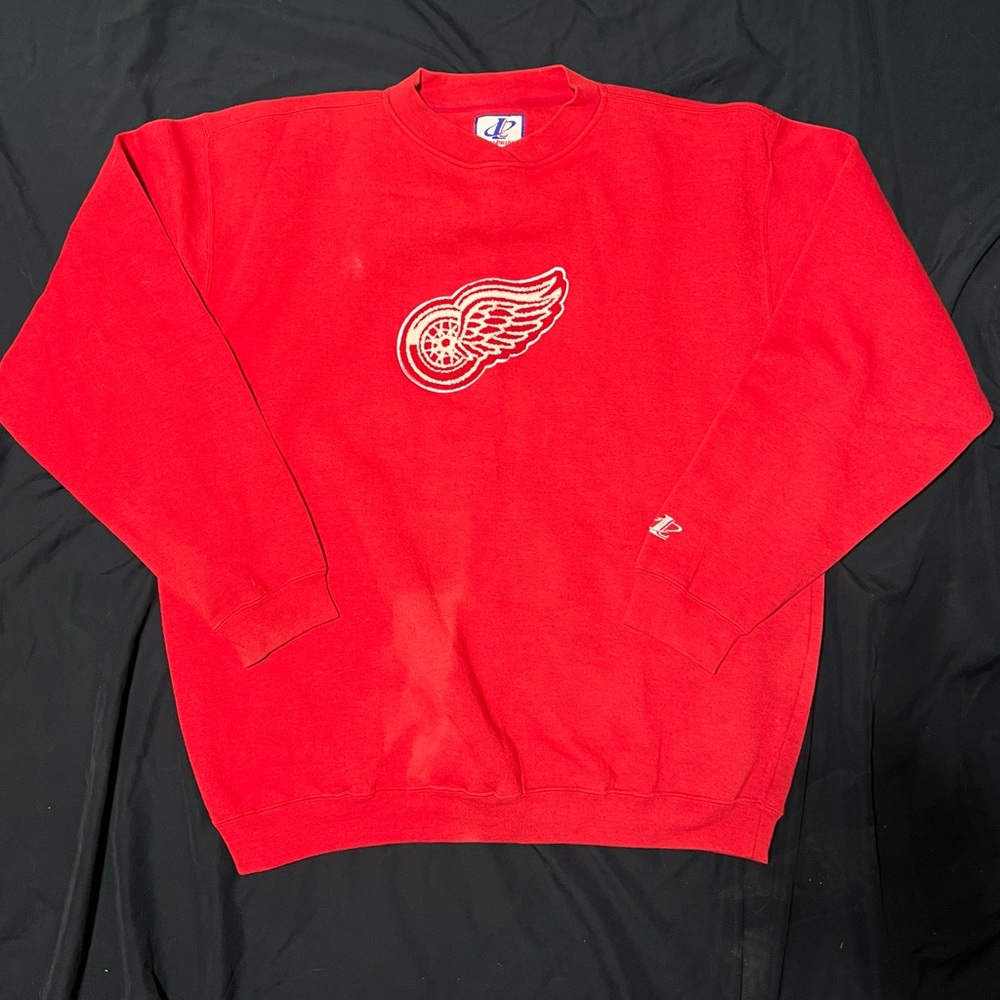 Vintage 1998 NHL Logo Athletic Detroit Red Wings Champions Sweater